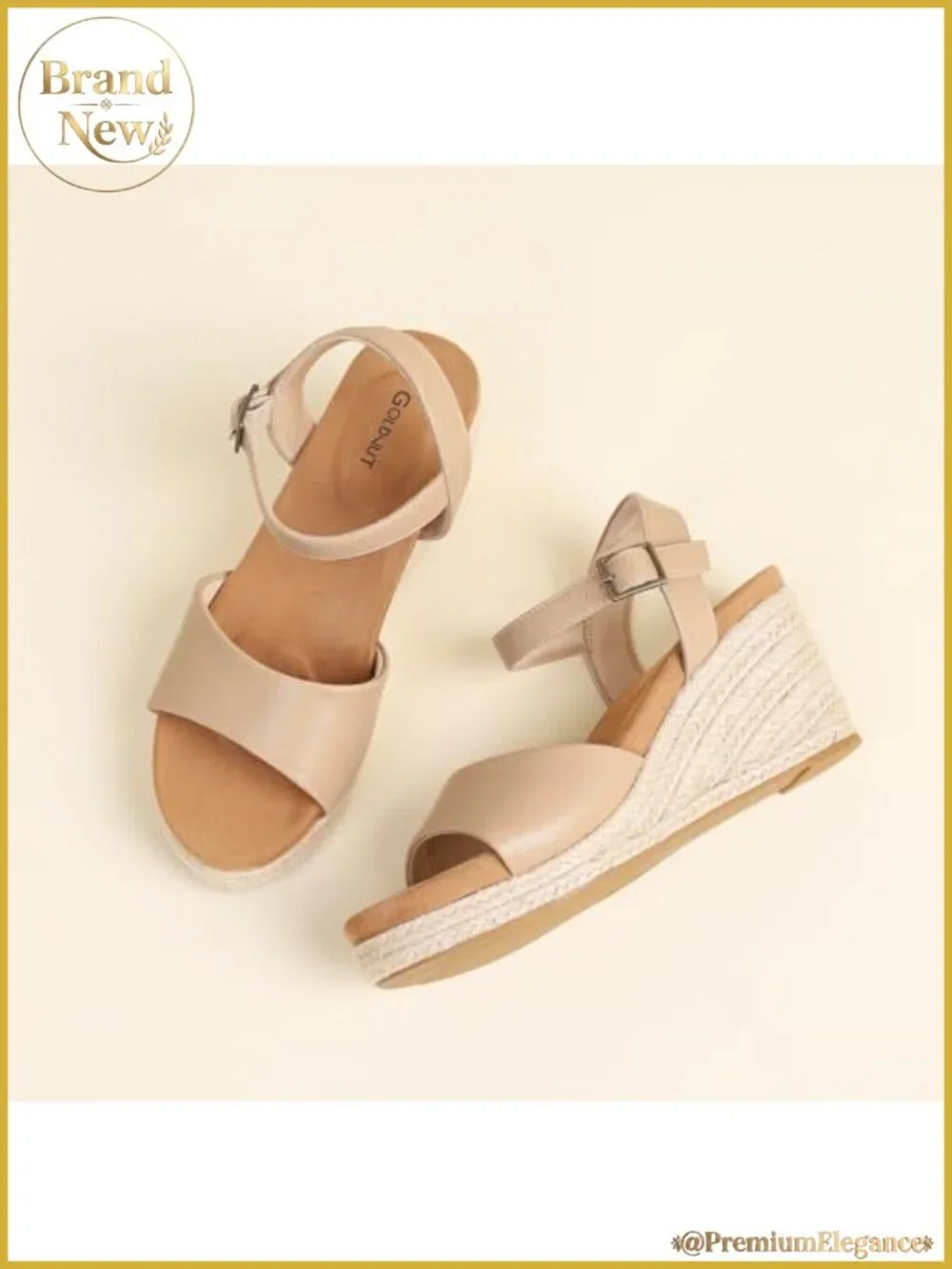 Orthopedic Platform Espadrille Wedge Sandals Memory Foam Arch Support Summer